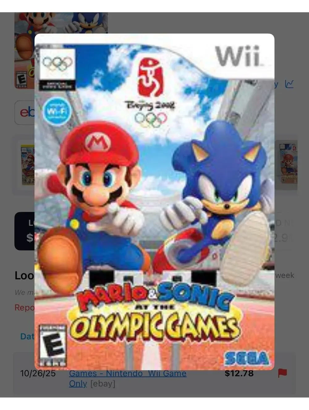 Mario&Sonic at the Olympic Games for Nintendo Wii